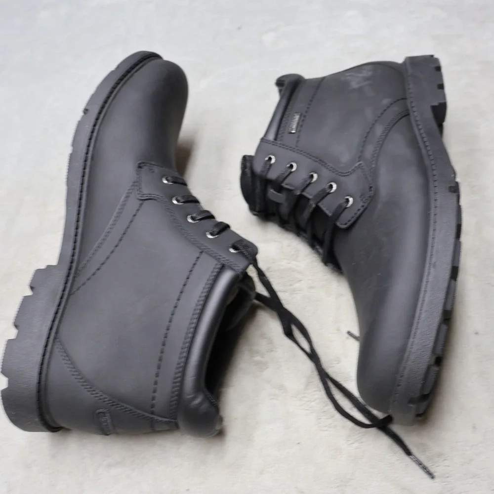 Rockport Mens 13M Chukka Boots Black Storm Surge Slip Resistant Waterproof NEW
